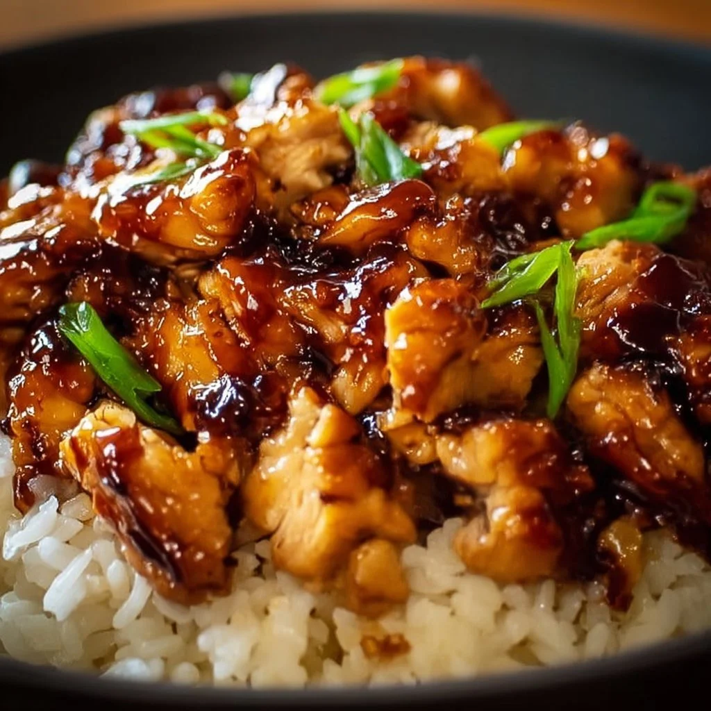 Honey BBQ Chicken Rice