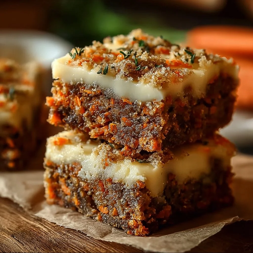 Irresistibly Indulgent Carrot Cake Cream Cheese Bars