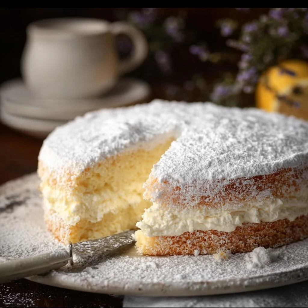 Italian Lemon Cream Cake