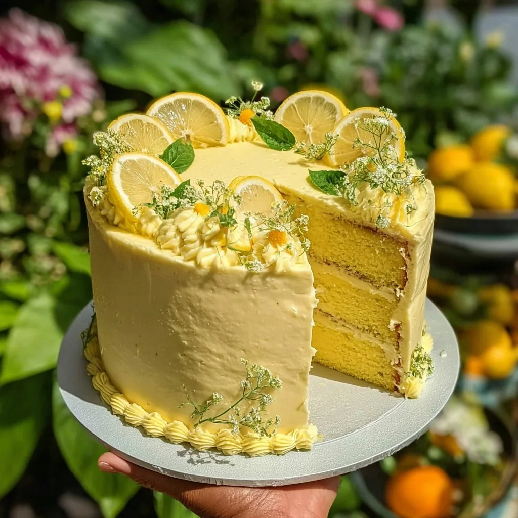 Lemon Chantilly Cake