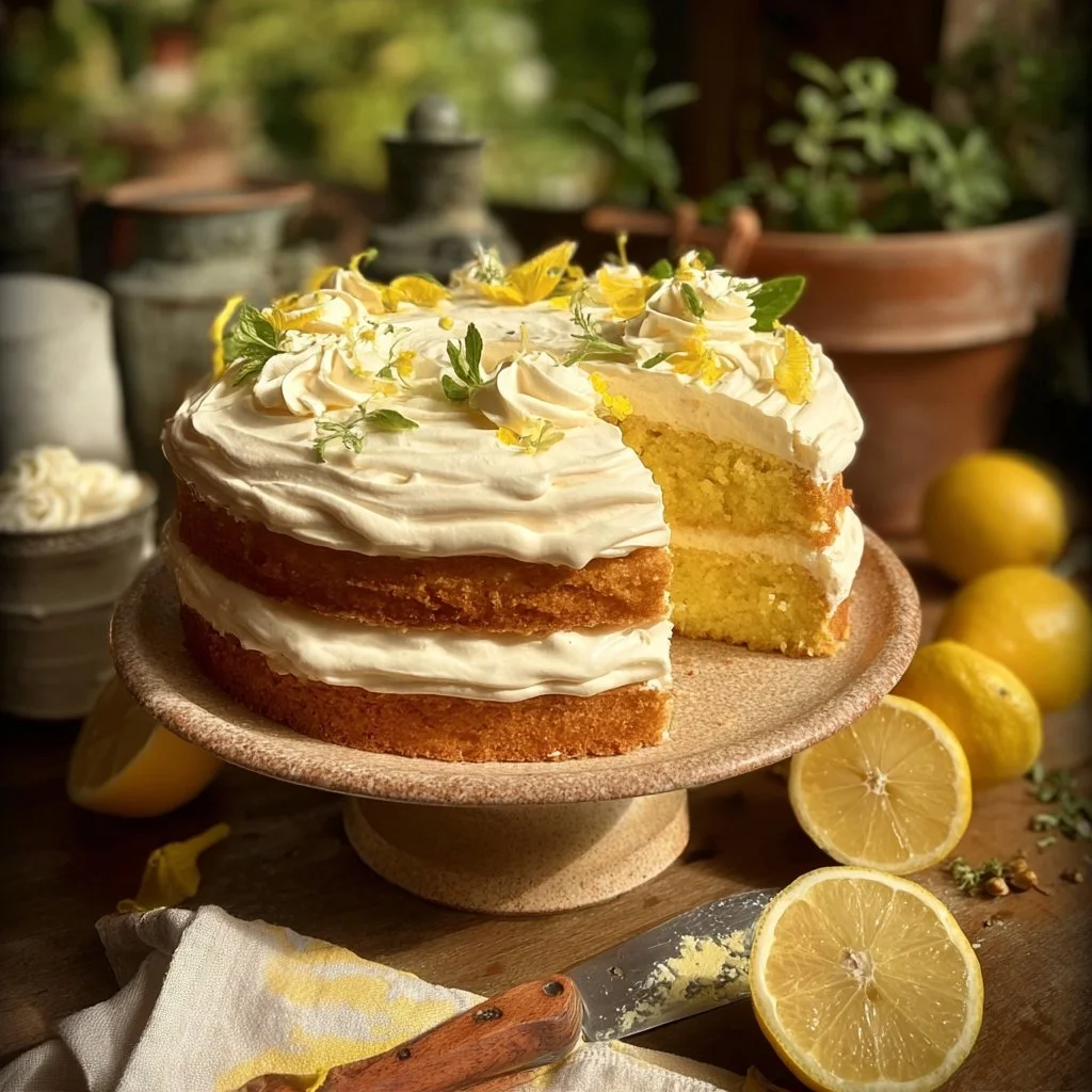 Lemon Chantilly Cake