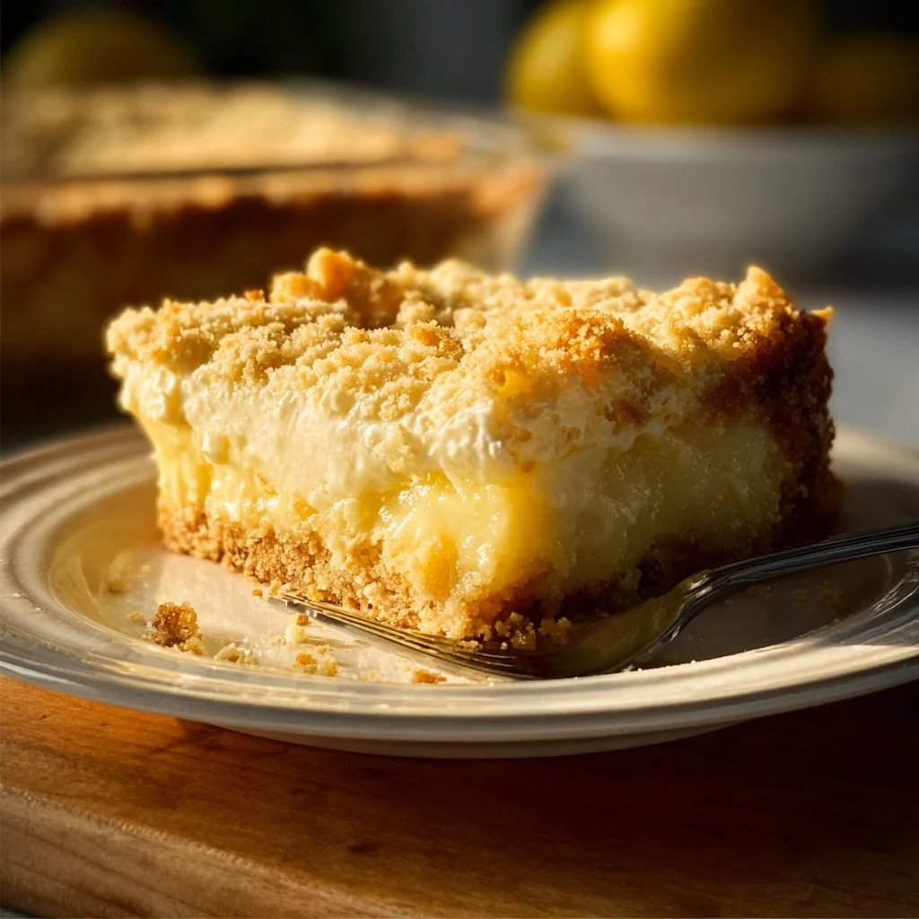 Lemon Cream Cheese Dump Cake