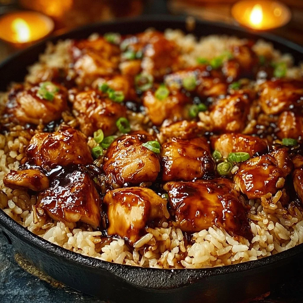 One-Pan Bold Honey BBQ Chicken Rice