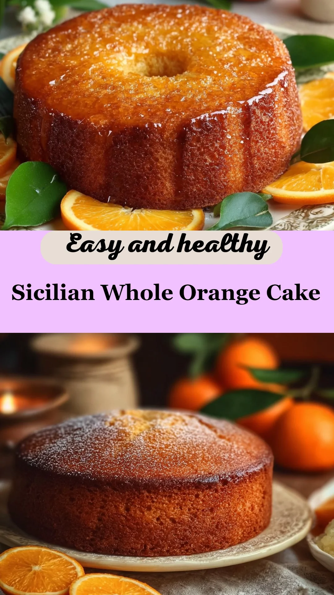 Sicilian Whole Orange Cake